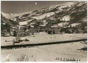 Valloire - le village en hiver dans les années 60