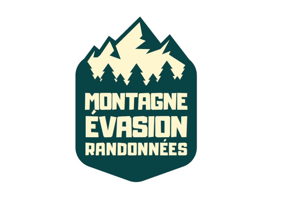 logo montagne évasion randonnées logo