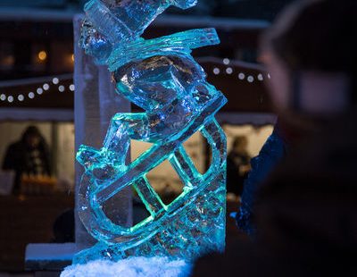 Sculptures sur Glace