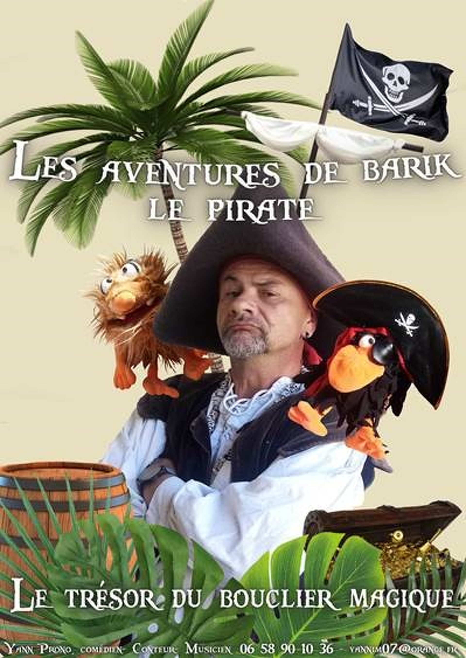 Spectacle enfant - Les aventures de Barik le pirate