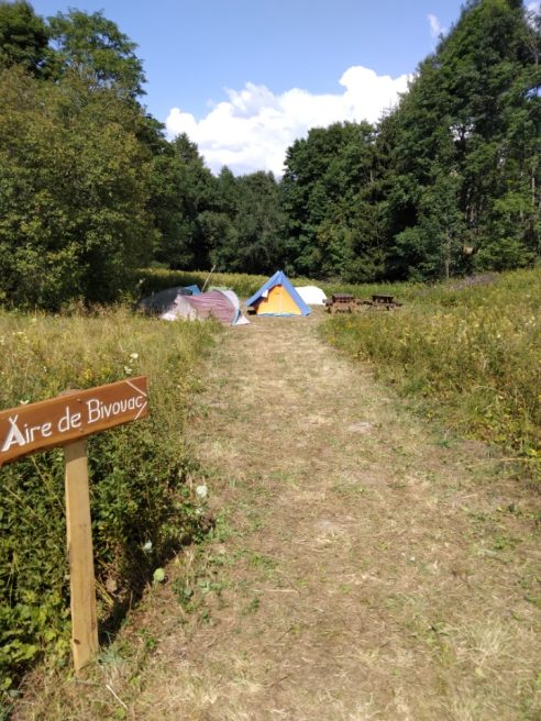 Zone de bivouac des Léchères