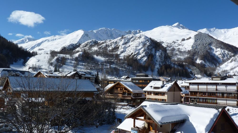 Vue de Valloire depuis l'hôtel