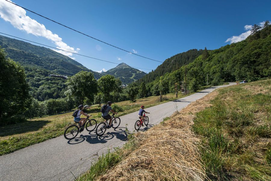 parcours de VTT facile à valloire