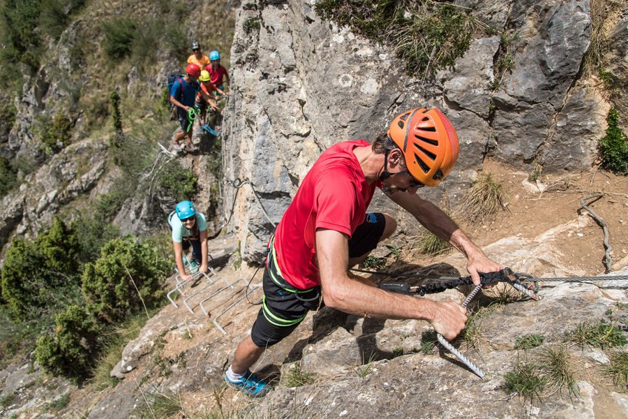 via ferrata de poingt ravier à valloire