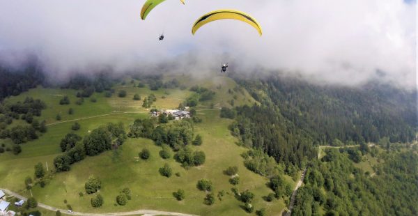 Vol en parapente biplace - Lenvair Parapente
