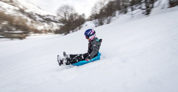 Espace luge au hameau des Verneys