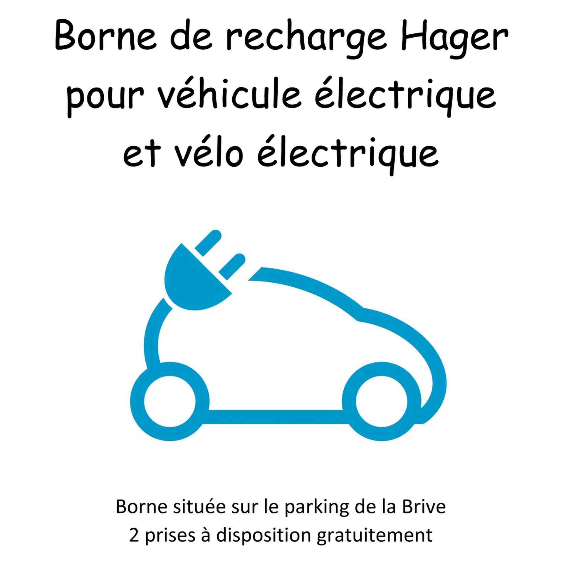 Bornes de recharge véhicules électriques (vélo et voiture)