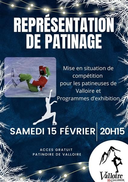 Représentation de patinage