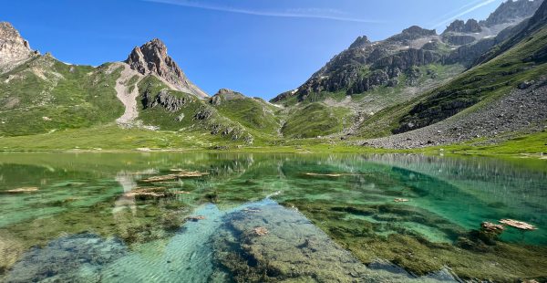 9 - Le tour des lacs retour par la Combe de l'Aiguille Noire - Itinéraire de VTT / VTTAE
