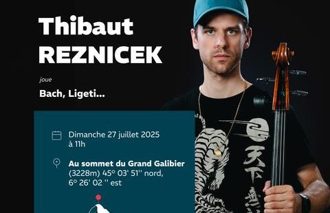 Concert de violoncelle au sommet du Grand Galibier