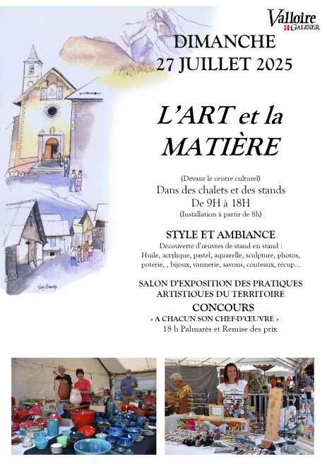 "L'Art et la Matière"_Valloire
