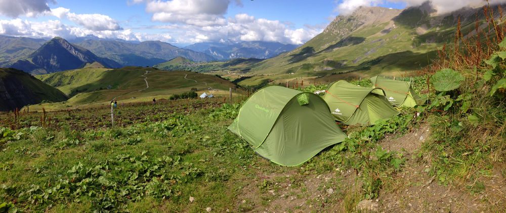 Bivouac  au chalet d' la Croë
