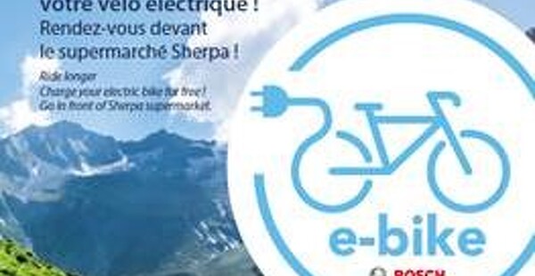 Borne de recharge pour vélos électriques