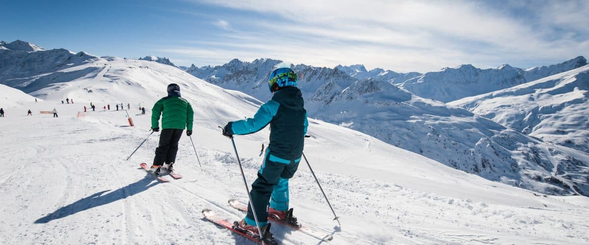 Apprentissage du ski à Valloire