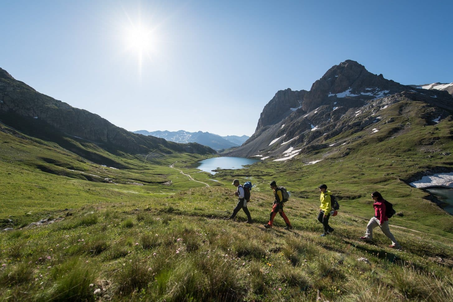 Randonnée entre amis à valloire