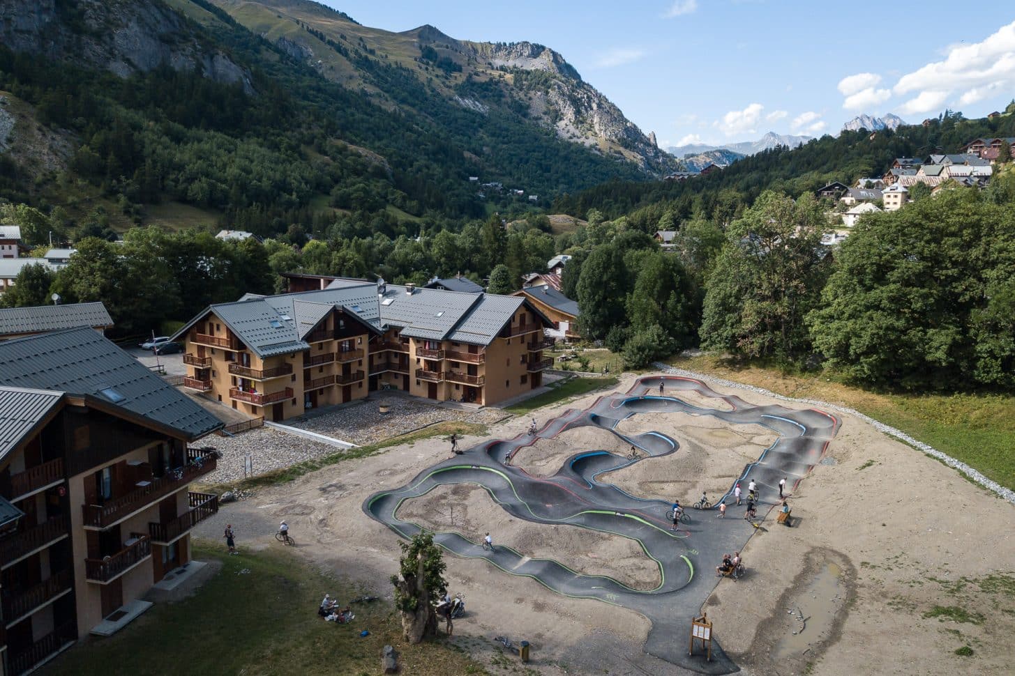 Le pump-track de Valloire