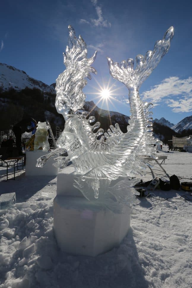 Sculpture sur Glace Valloire Tourisme