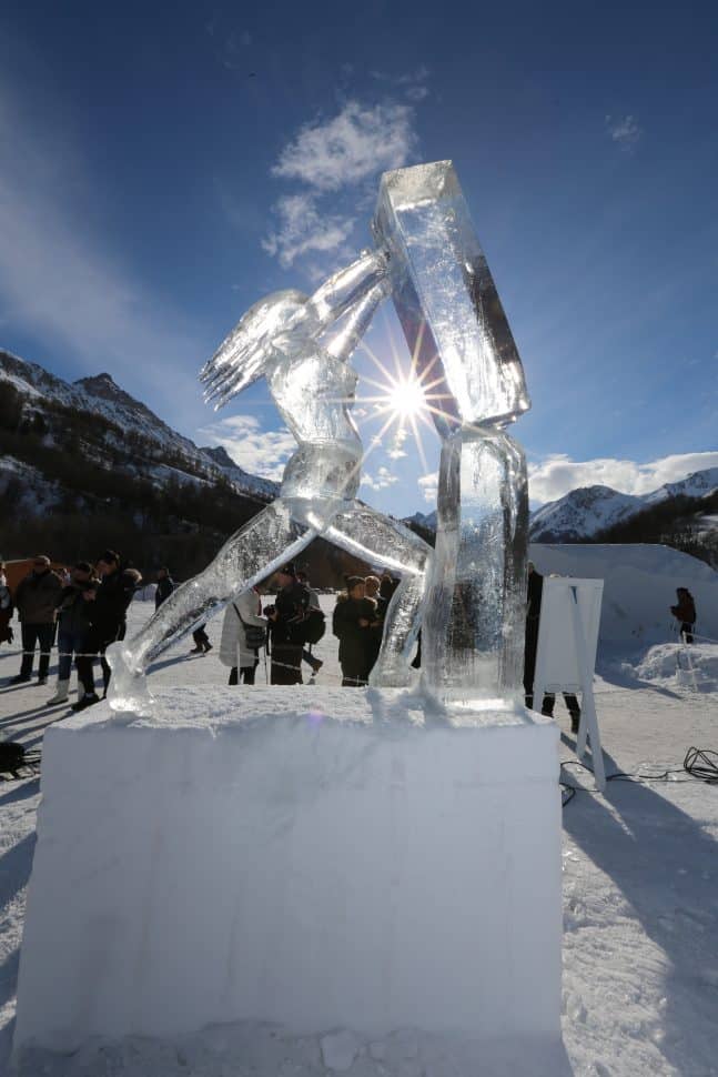 Sculpture sur Glace Valloire Tourisme