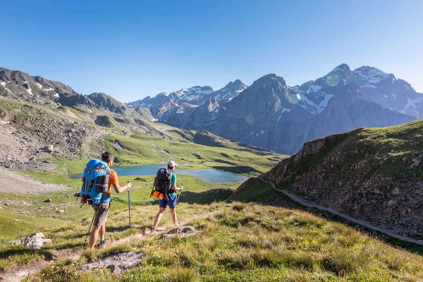 Randonnée en couple au Lac des Cerces à Valloire