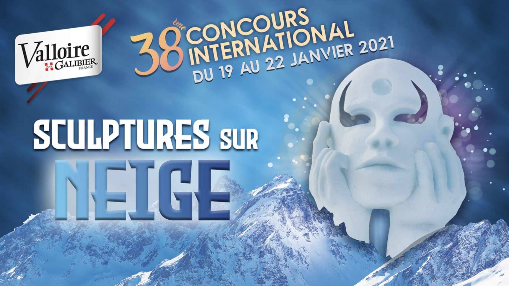 38ème concours de Sculptures sur Neige à Valloire !