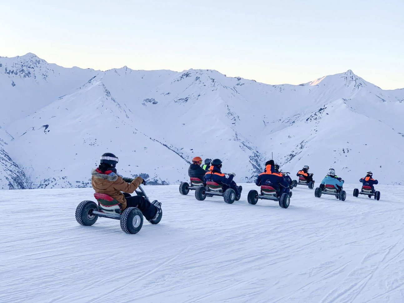 mountain-kart sur le domaine skiable de Valloire