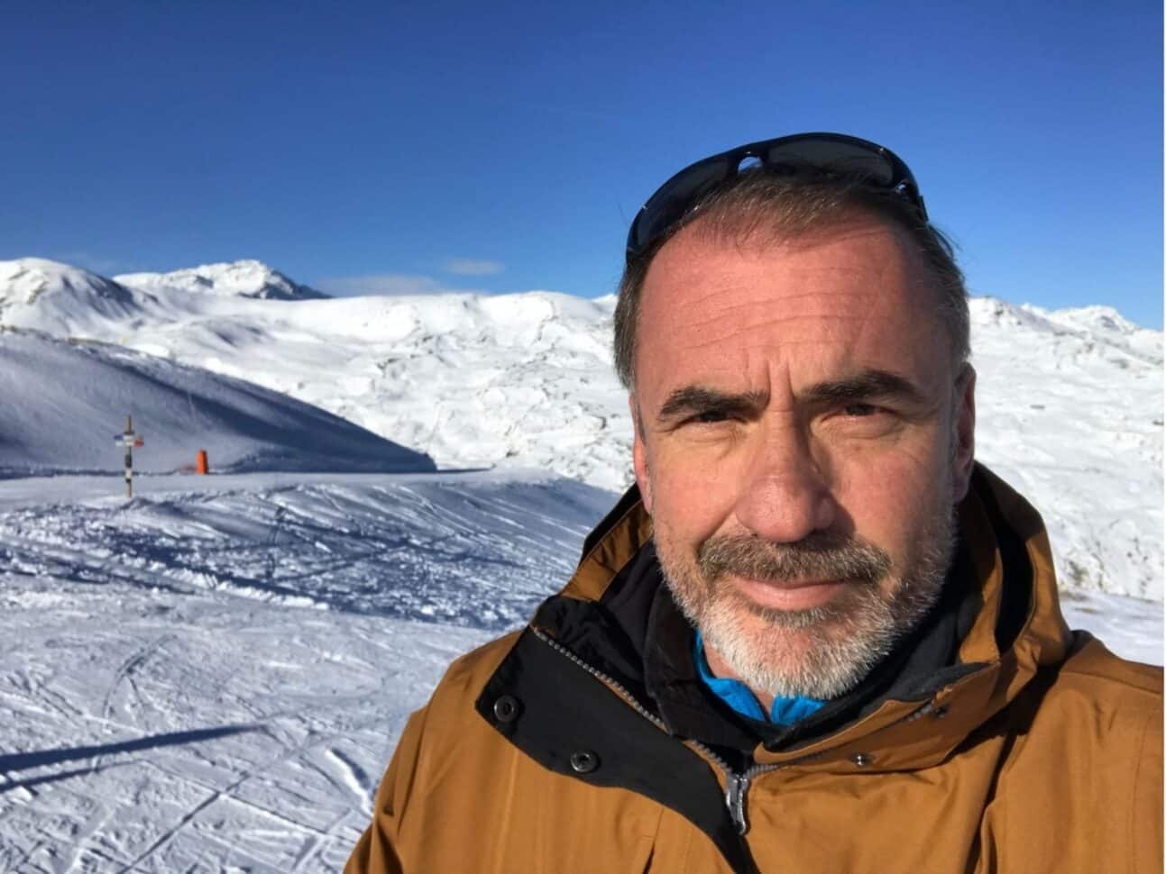 Laurent guillaume en hiver à Valloire