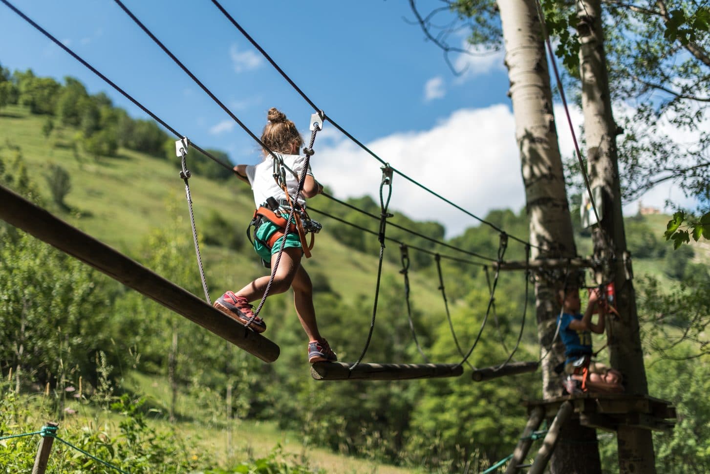 Accrobranche pour les enfants à Valloire