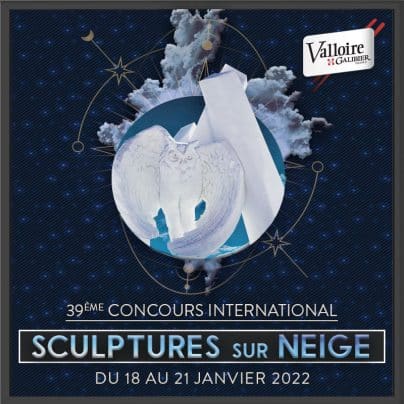 Concours de sculpture sur neige de Valloire 2022