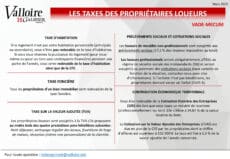 Fiche Taxes