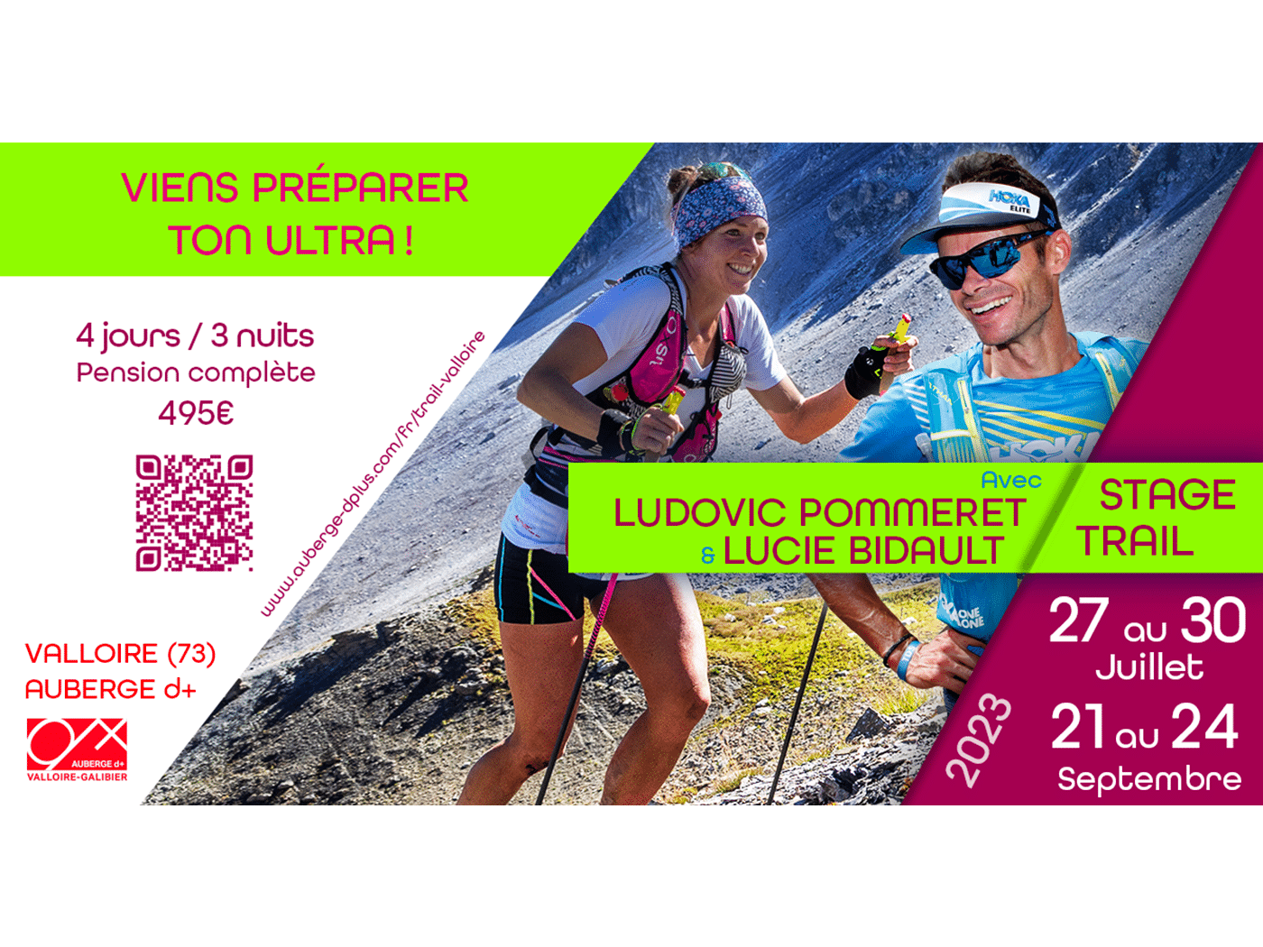 Stage Trail niveau confirmé by d+ - 2