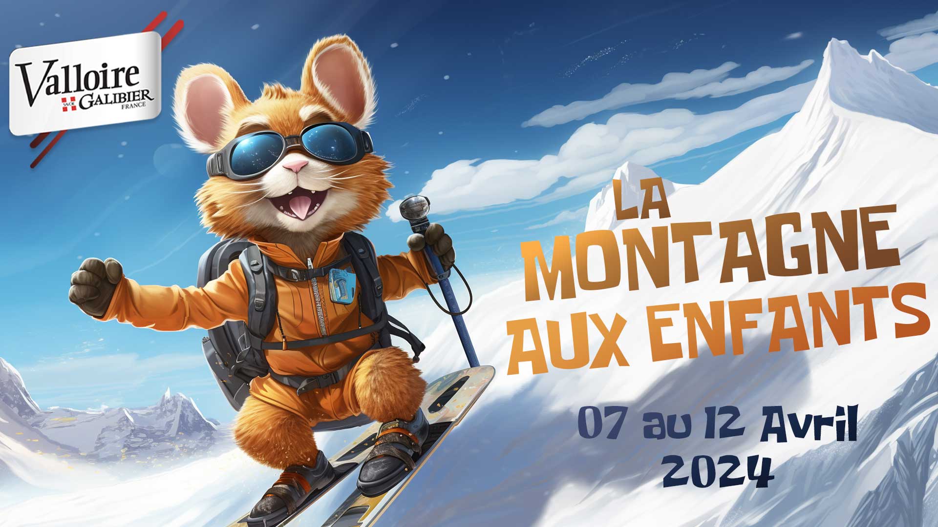 Ski gratuit pour les enfants en Avril à Valloire